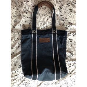 Abercrombie & Fitch Blue Canvas Tote Bag